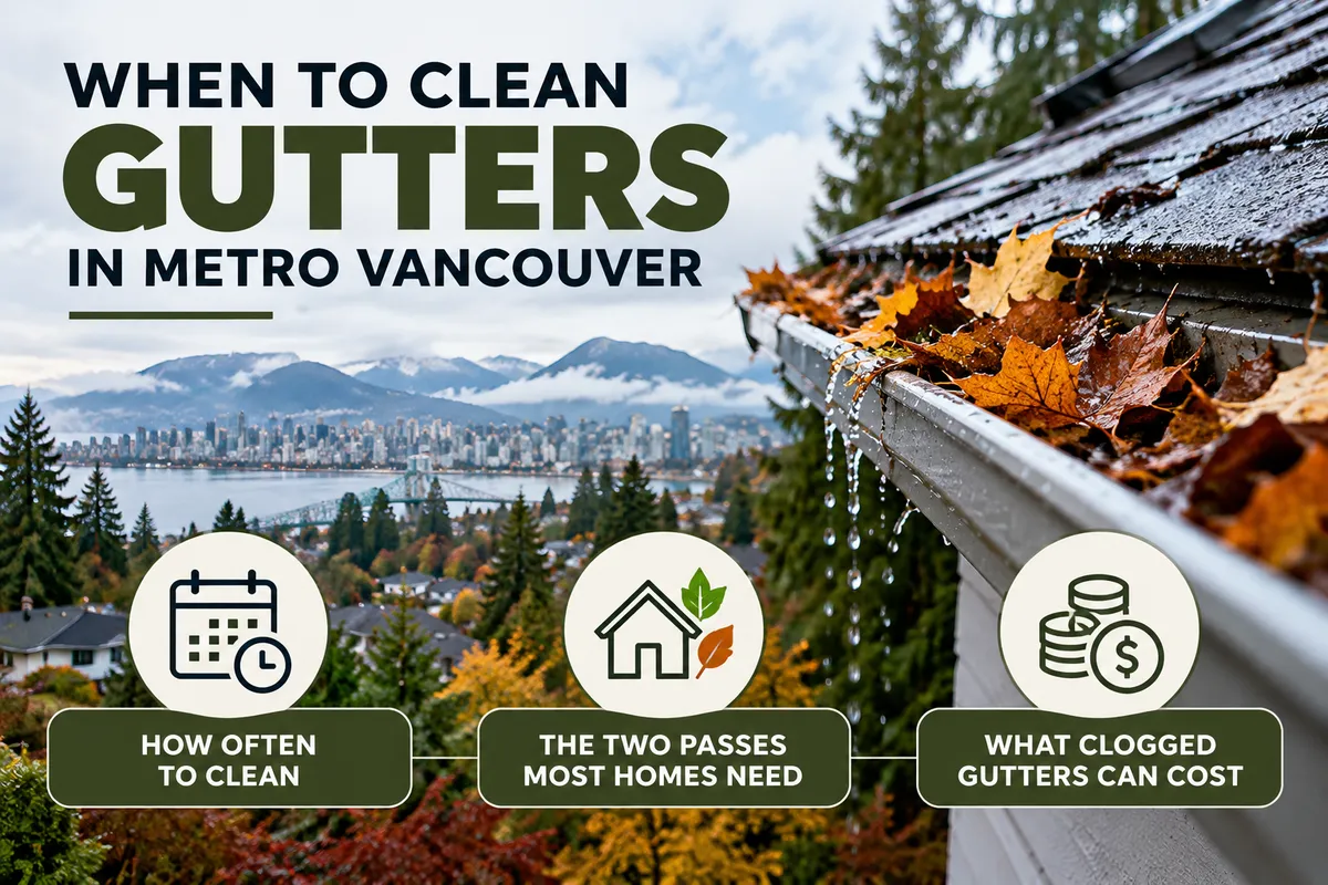 When to Clean Gutters in Metro Vancouver
