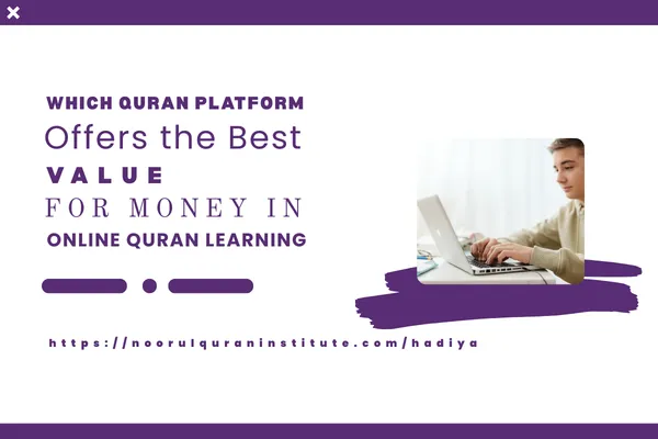 Muslim student learning Quran Tafseer online to understand the Holy Quran