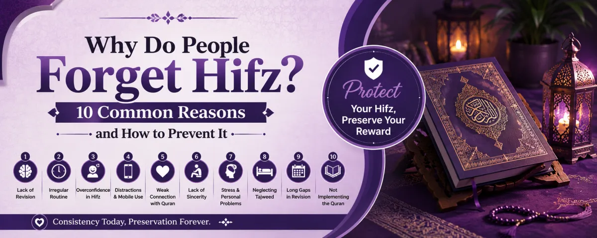 Noor Ul Quran Institute | Why Do People Forget Hifz? 10 Common Reasons and How to Prevent It