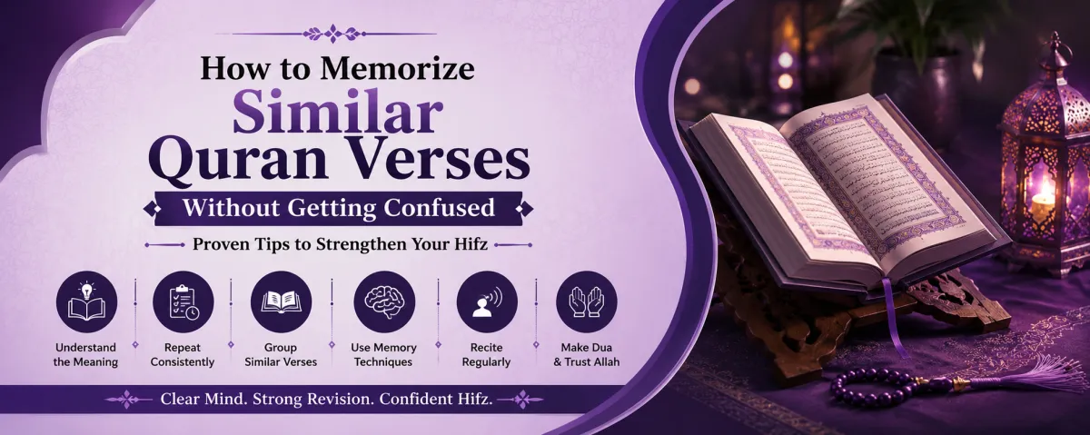 Noor Ul Quran Institute – How to Memorize Similar Quran Verses Without Getting Confused