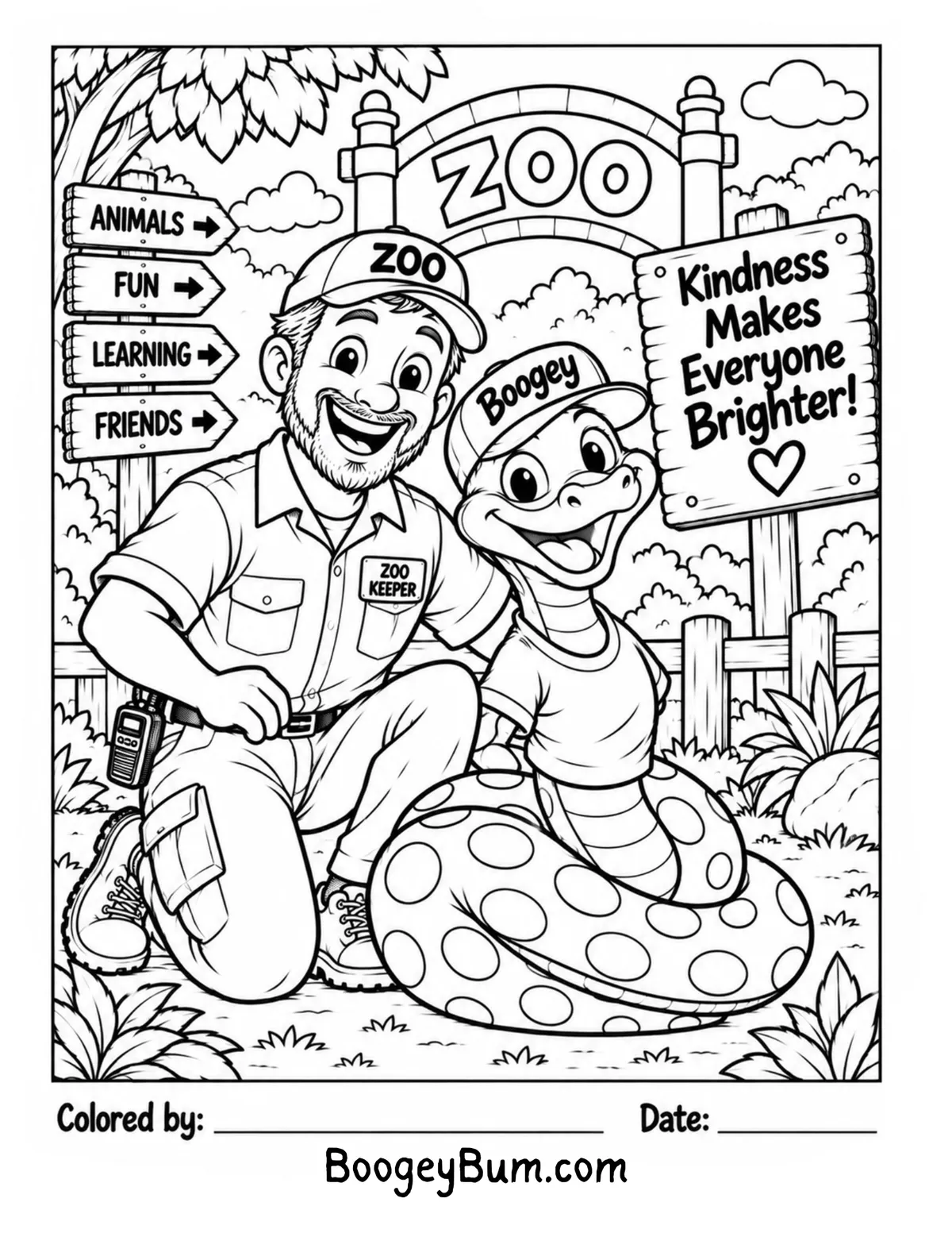 Zoo keeper and Boogey Bum