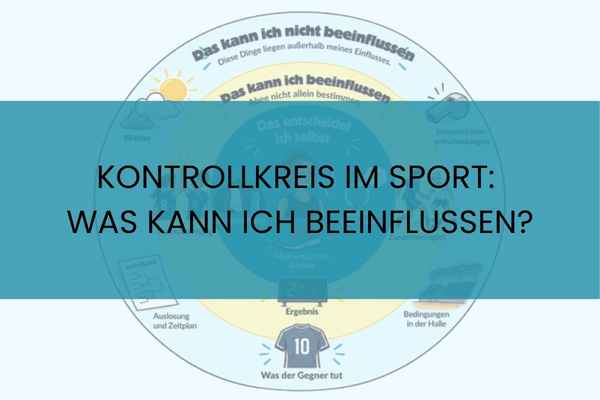Kontrollkreis im Sport Grafik und Text