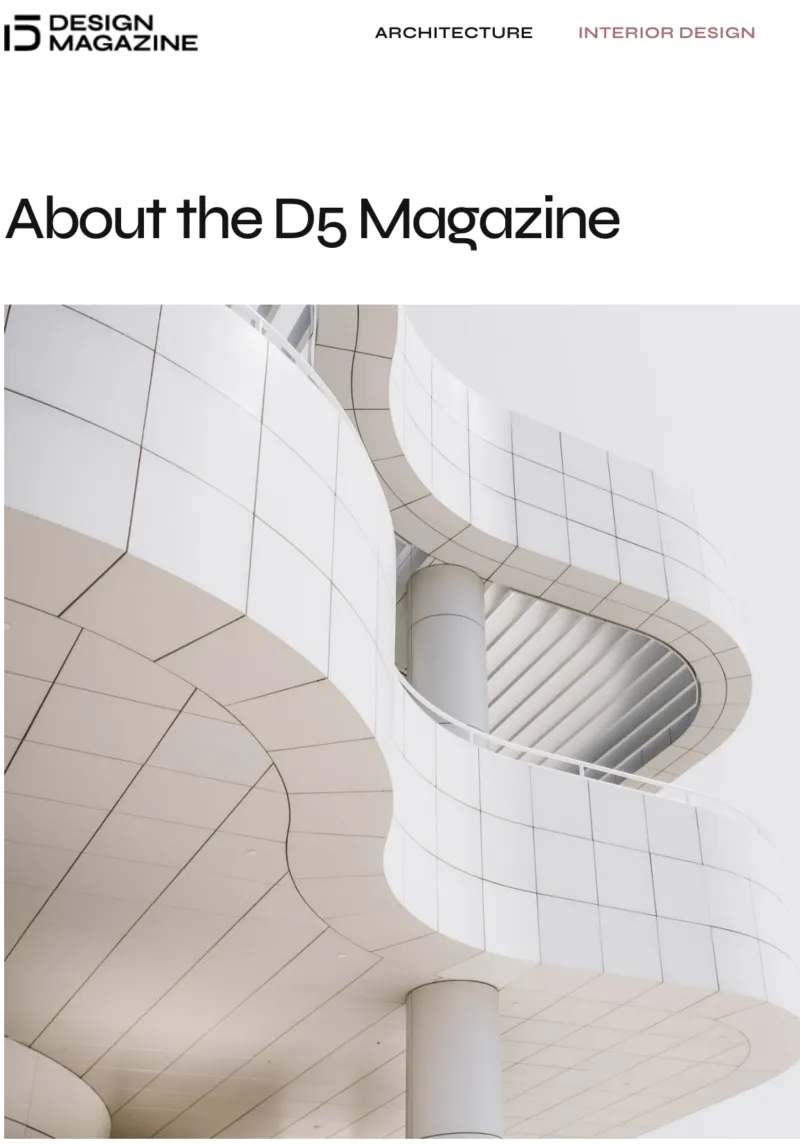 D5 Design Magazine: Tempus Obsidian, February 2024