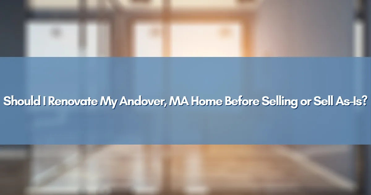Real estate agent Matt Witte standing in front of an Andover MA home