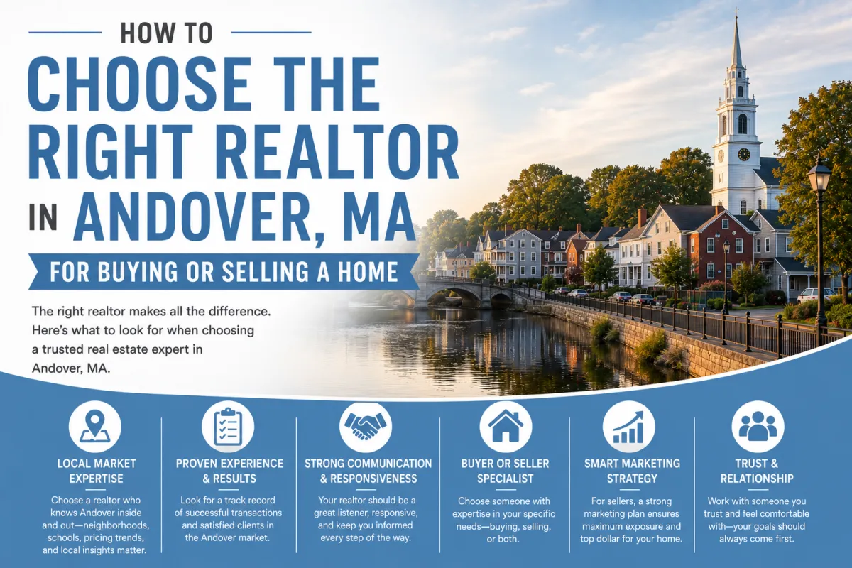 How to Choose the Right Realtor in Andover MA for Buying or Selling a Home