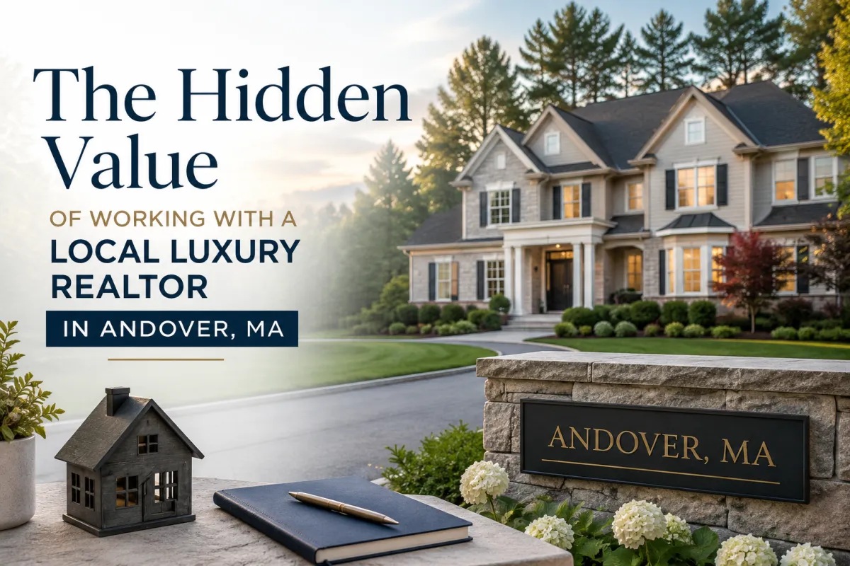 Luxury Realtor in Andover MA helping buyers and sellers across Andover, North Andover, North Reading, Lynnfield, Reading, and Boxford