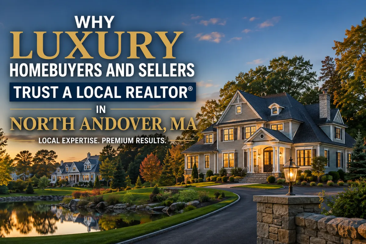 Trusted Realtor® in North Andover, MA helping luxury homebuyers and sellers achieve exceptional results with expert local market guidance.