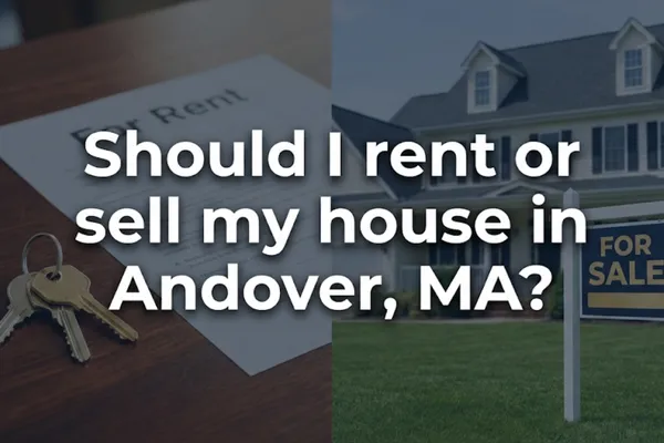 Classic New England colonial home in Andover MA at sunset