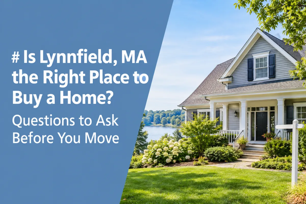 Lynnfield MA real estate home in an established residential neighborhood