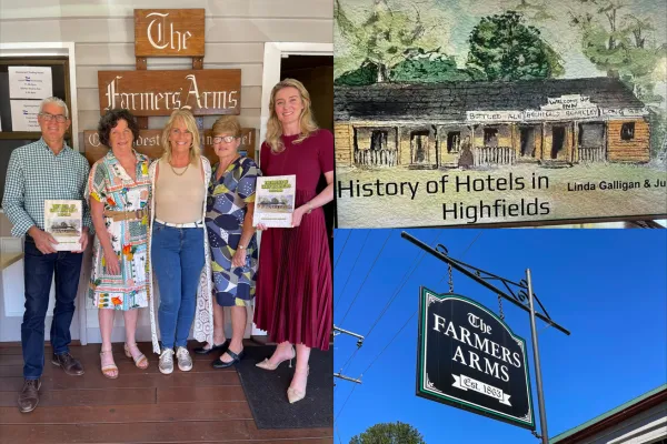 Book on early Highfields hotels and local history