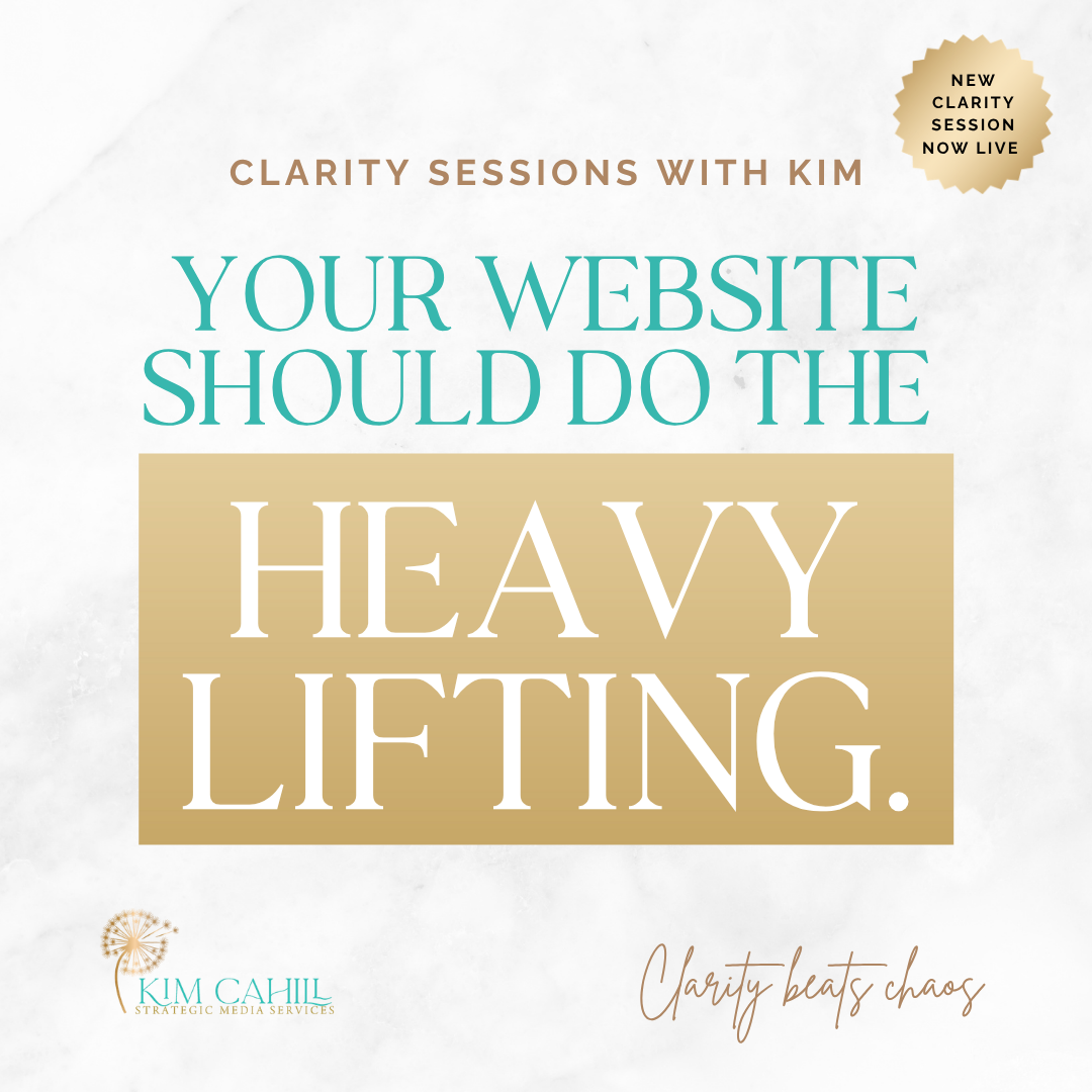 Your Website Should Do the Heavy Lifting