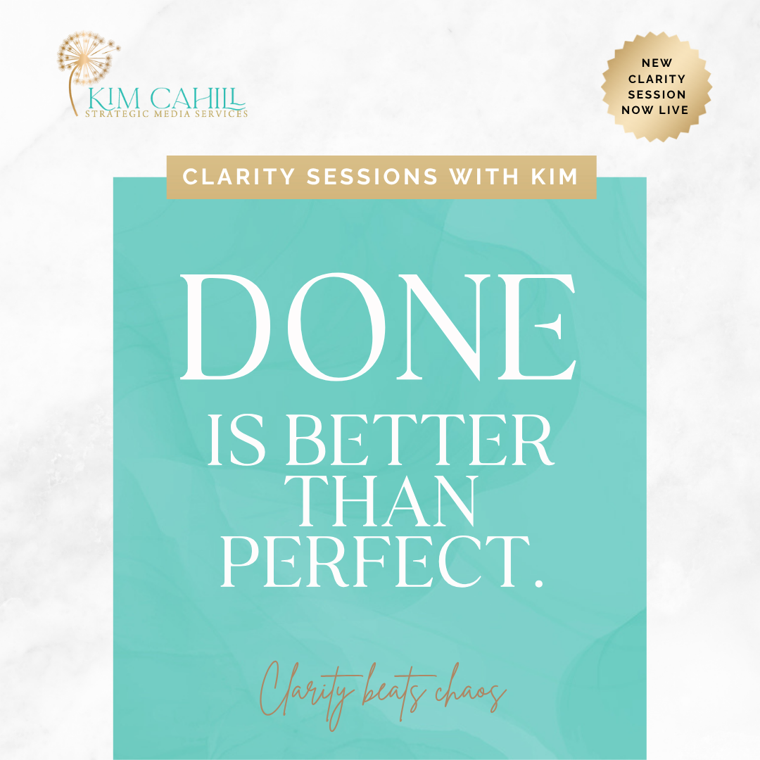 Done Is Better Than Perfect