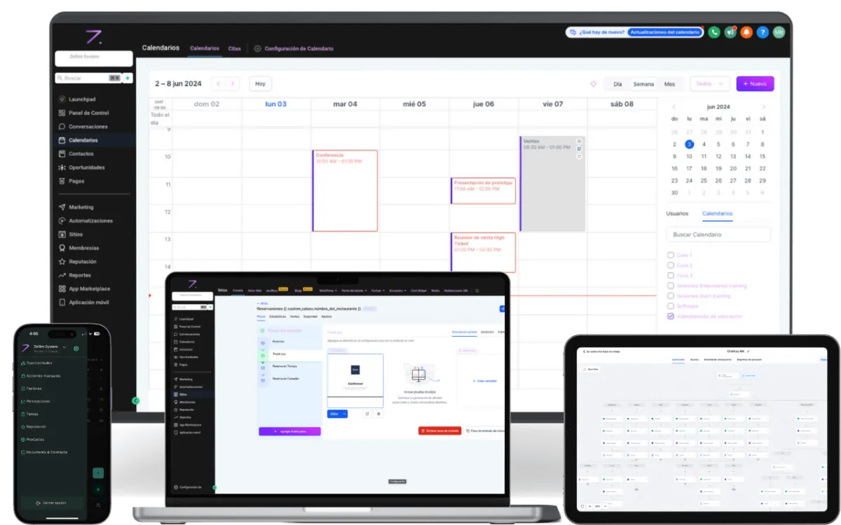 Alcanza tu meta de ventas con la suite de Zellsystem