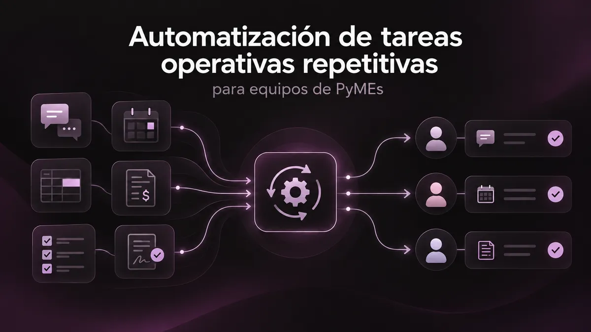 Automatización de tareas operativas repetitivas para equipos de PyMEs