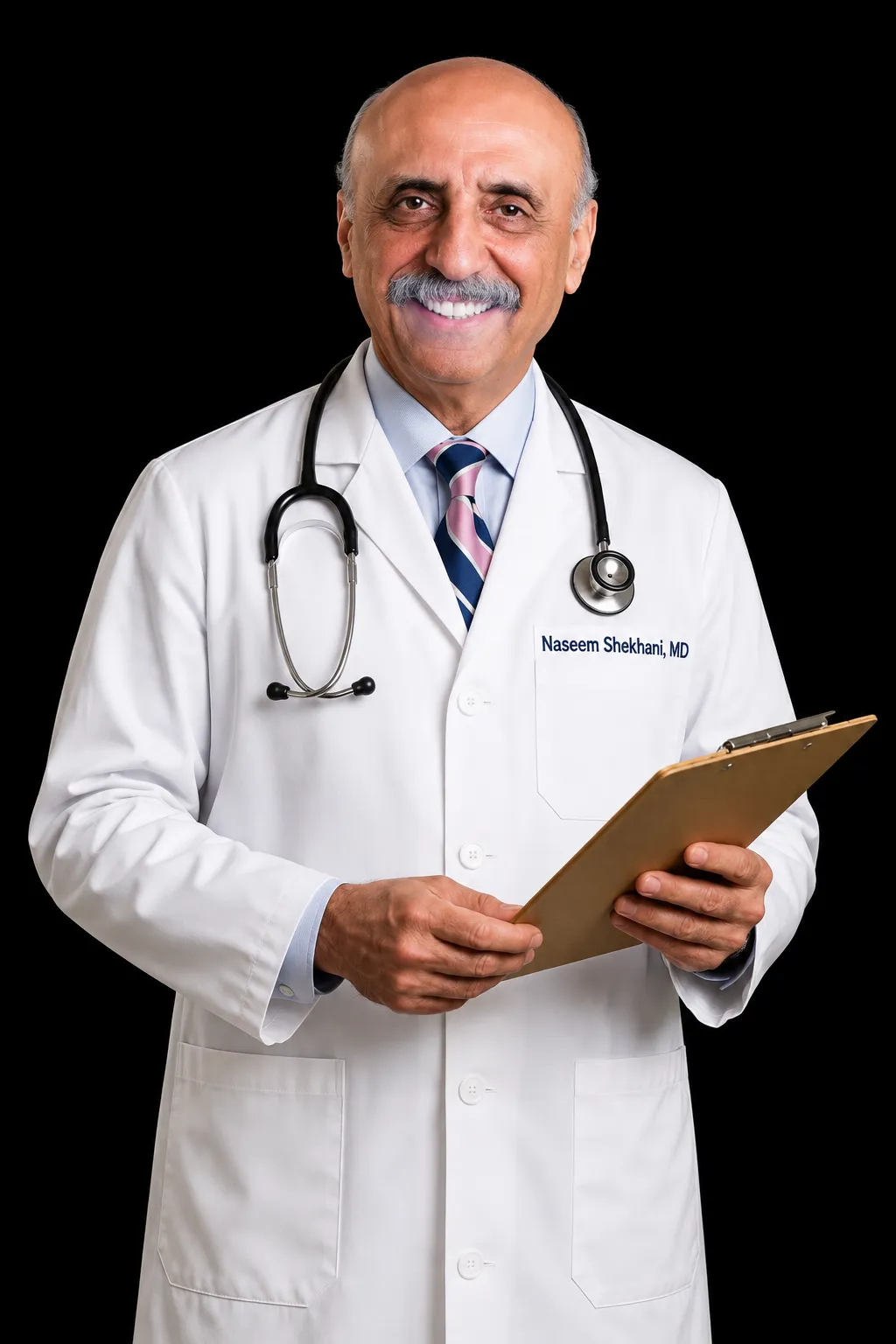Dr. Shekhani, Physical Medicine and Rehabilitation Specialist, clinical portrait