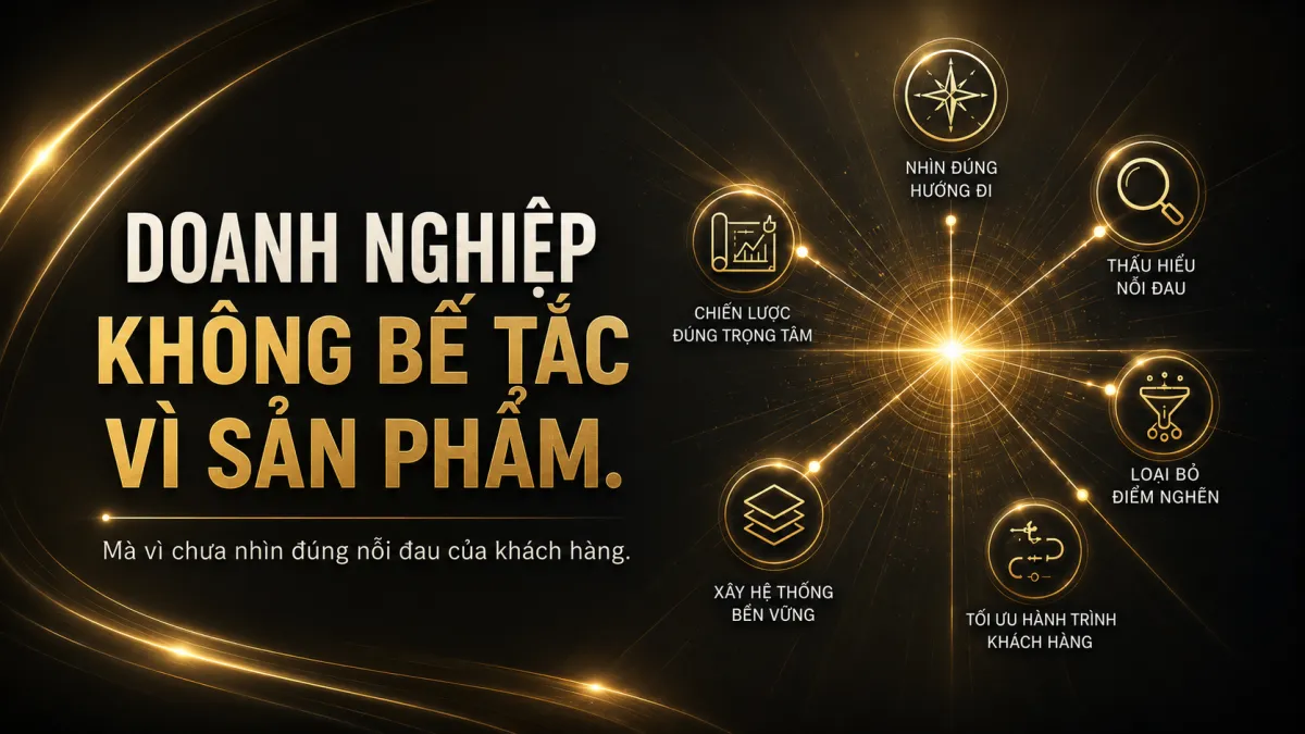 Vì Sao Doanh Nghiệp Càng Cố Gắng Càng Bế Tắc?