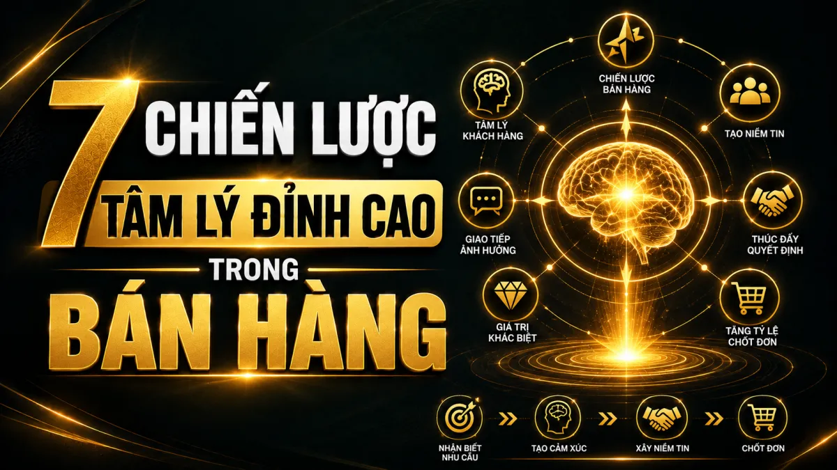 7 Chiến Lược Tâm Lý Đỉnh Cao Trong Bán Hàng