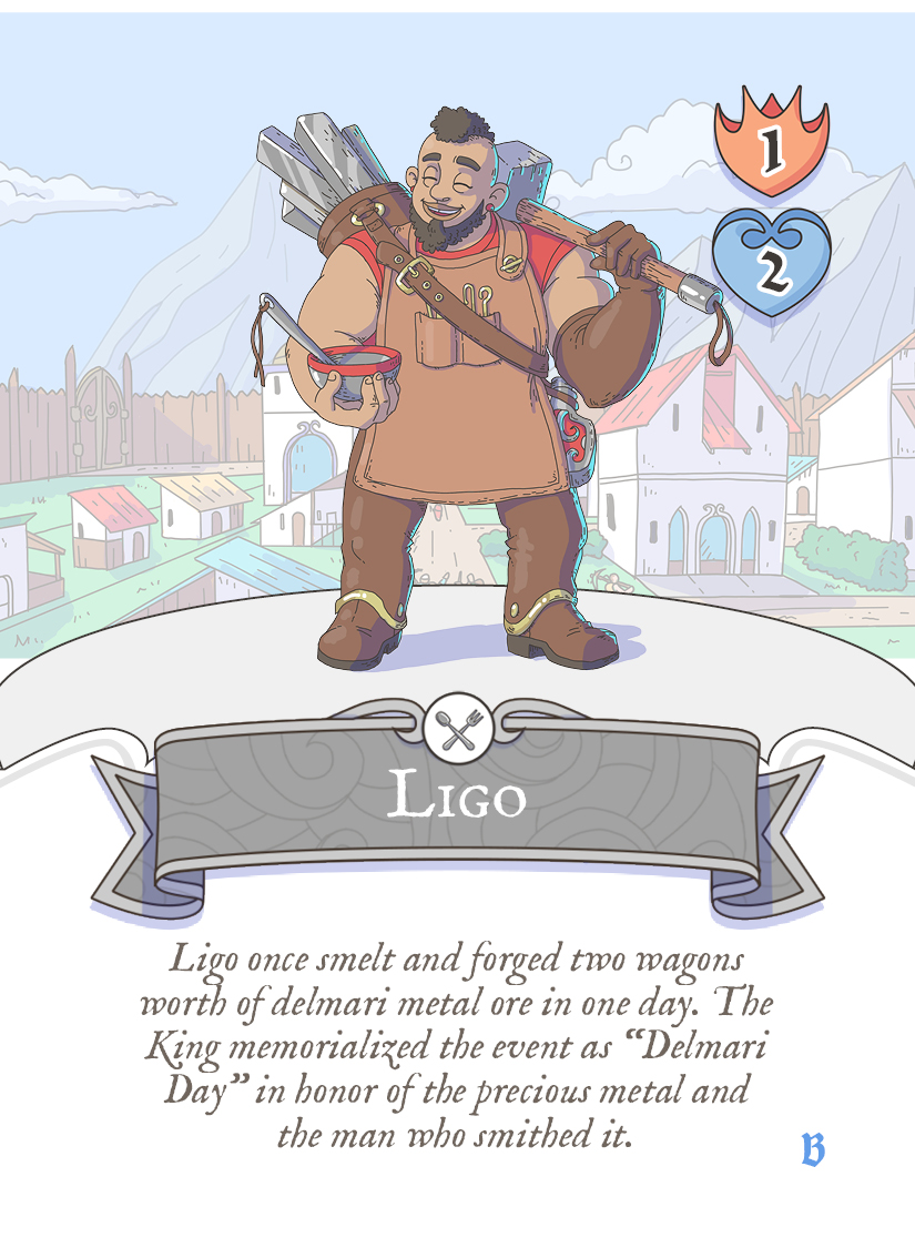 Grisdon the Hero Patron Card