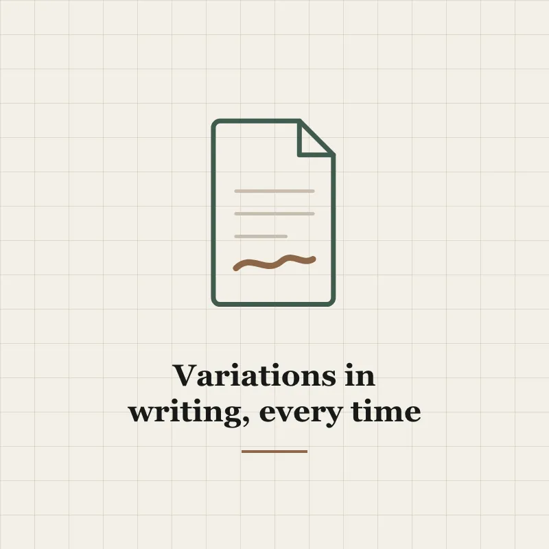 Illustration of the variation decisions that affect build cost