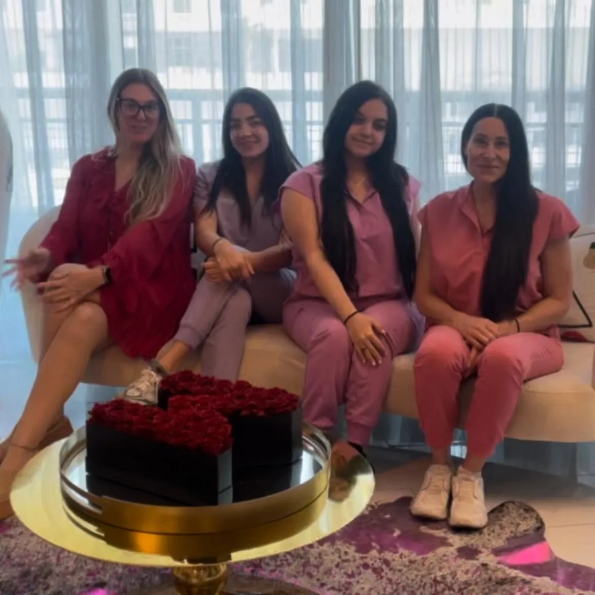 a large display of blue lights in a dark room