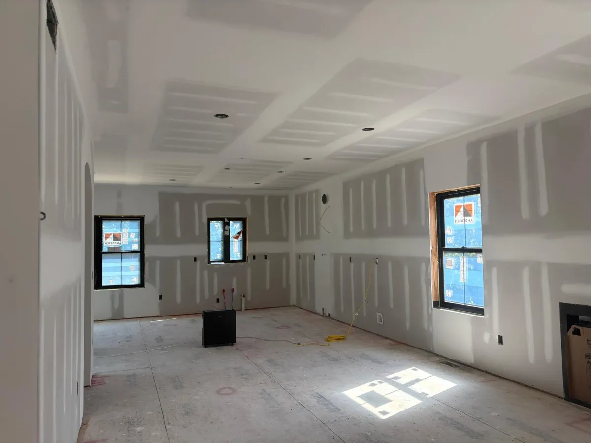 low angle photography of drop lights