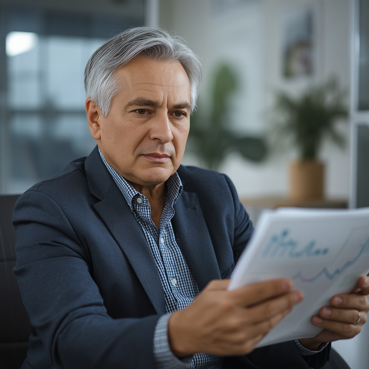High-performing professional patient reviewing health optimization data at a longevity clinic consultation