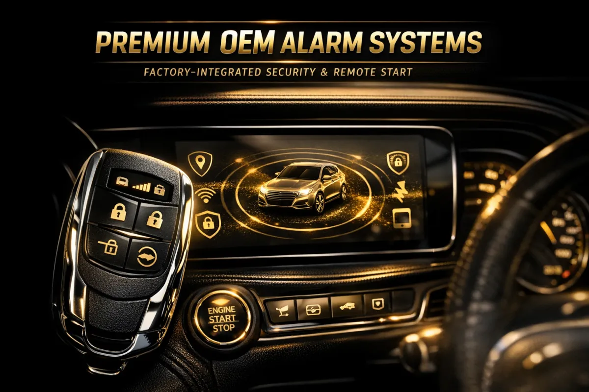 Factory‑approved remote start system illustration