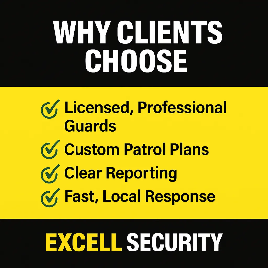 Excell Security  why choose us