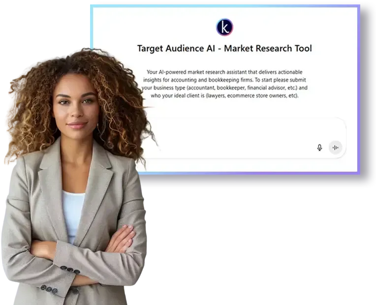 AI market intelligence tool for accounting and bookkeeping practices
