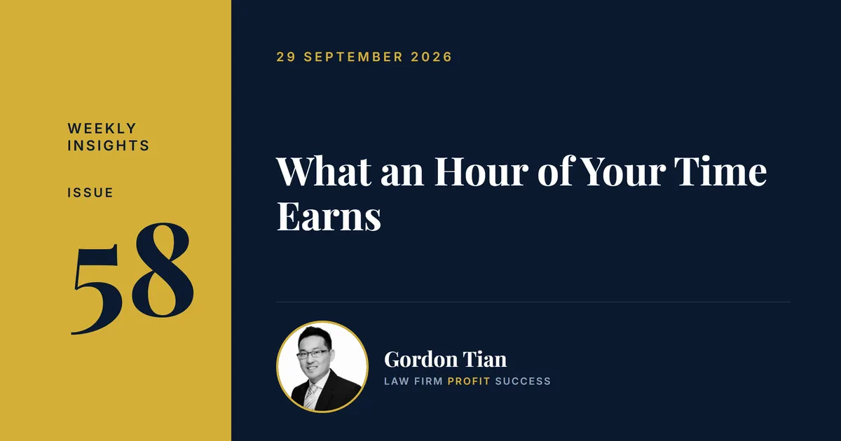 What an Hour of Your Time Earns