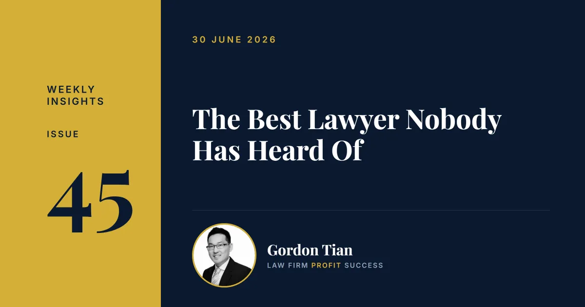 The Best Lawyer Nobody Has Heard Of