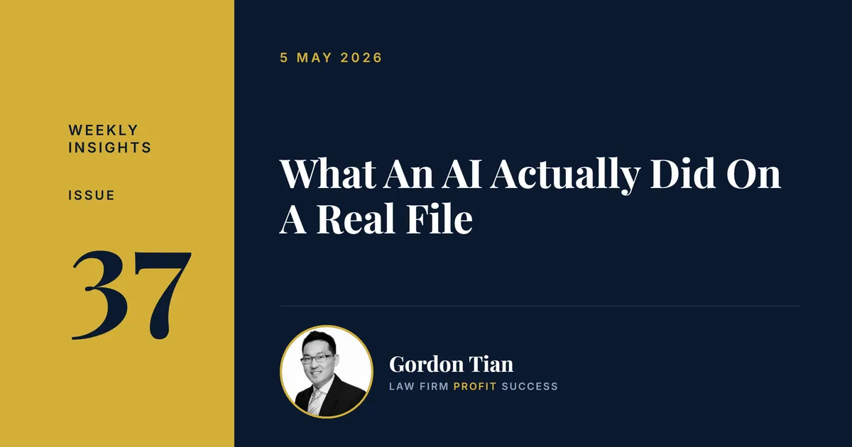 What An AI Actually Did On A Real File