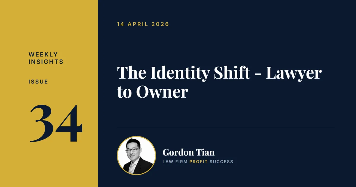 The Identity Shift - Lawyer to Owner