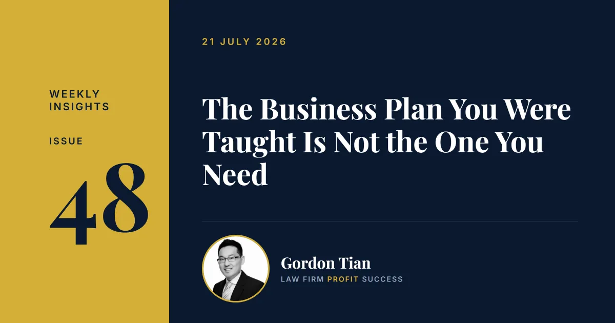 The Business Plan You Were Taught Is Not the One You Need
