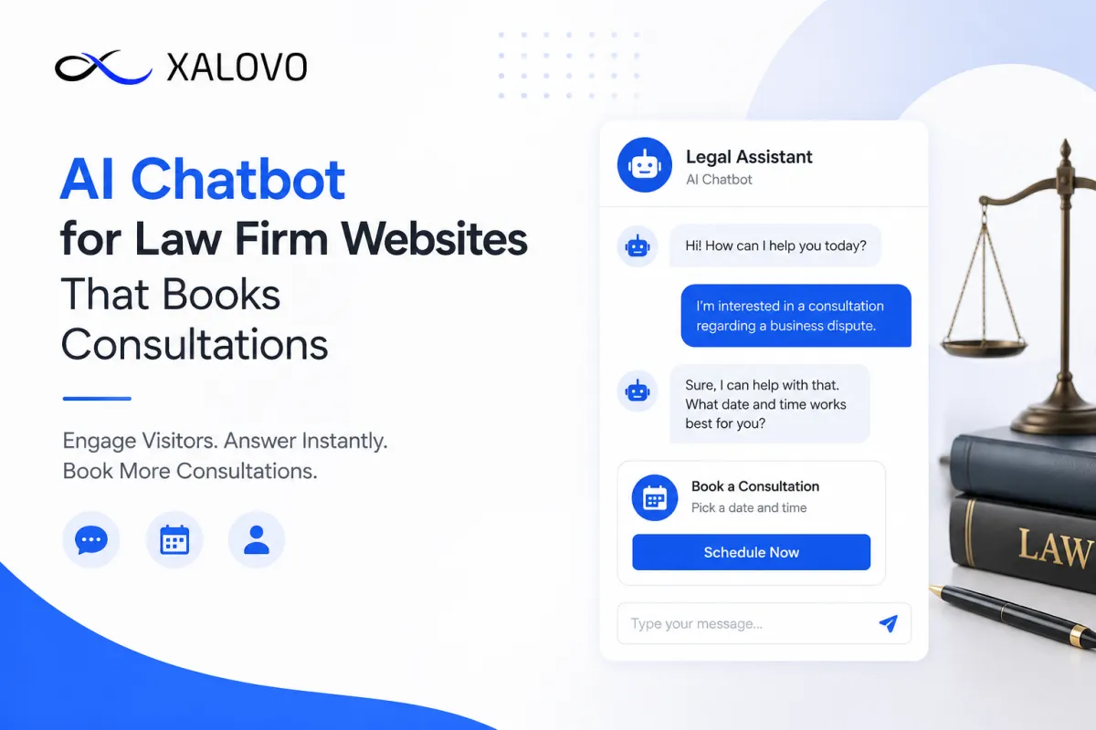 AI Chatbot for Law Firm Websites That Books Consultations