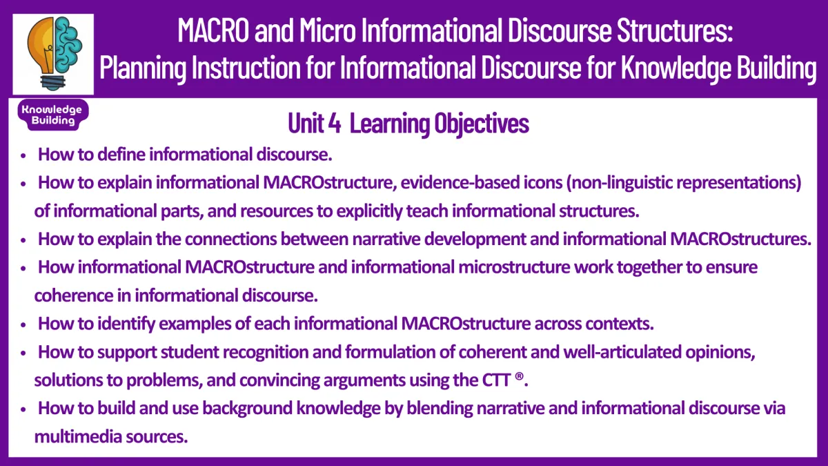 Informational Discourse