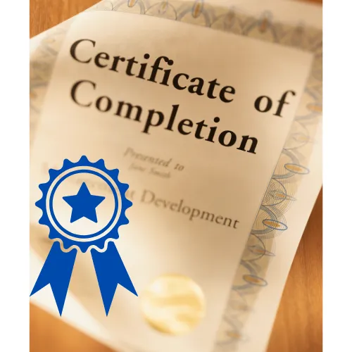 Certificate of Completion