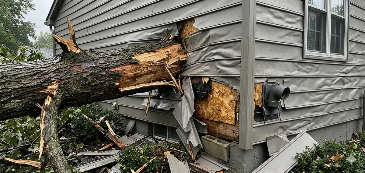 Image of Emergency storm damage siding repair for Ontario residential homes
