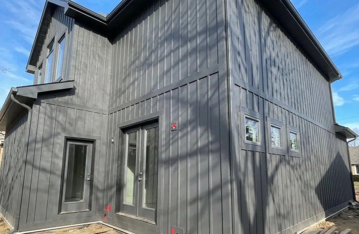 Durable board and batten siding installed by Brantford contractors