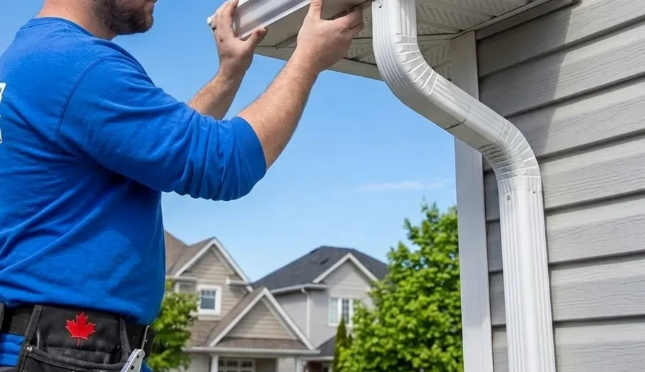 An image of Eavestrough Repair Services in Brantford Ontario CN