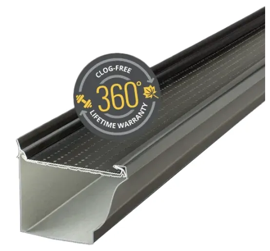 Image of DoublePro Leaf Guard with advanced two-layer filtration for maximum debris protection