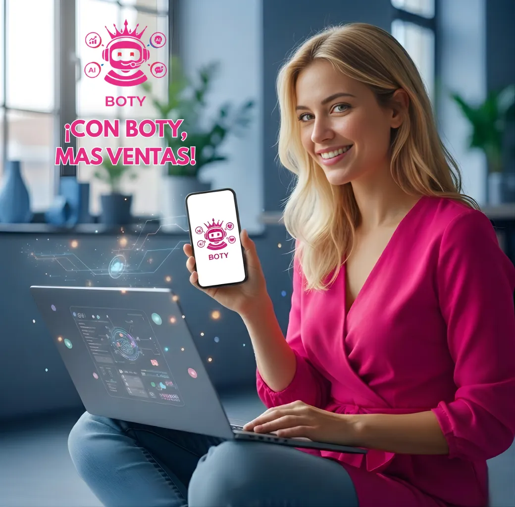 Bot inteligente de Boty automatizando ventas y reuniones de negocios 24/7