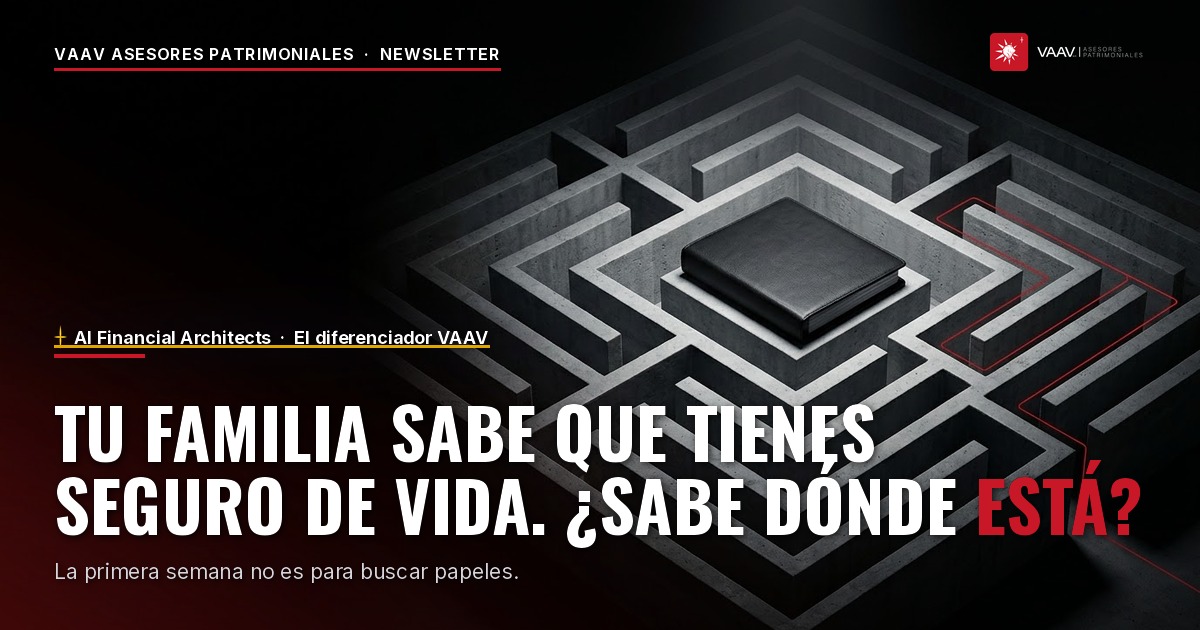Tu familia sabe que tienes seguro de vida. ¿Sabe dónde está?