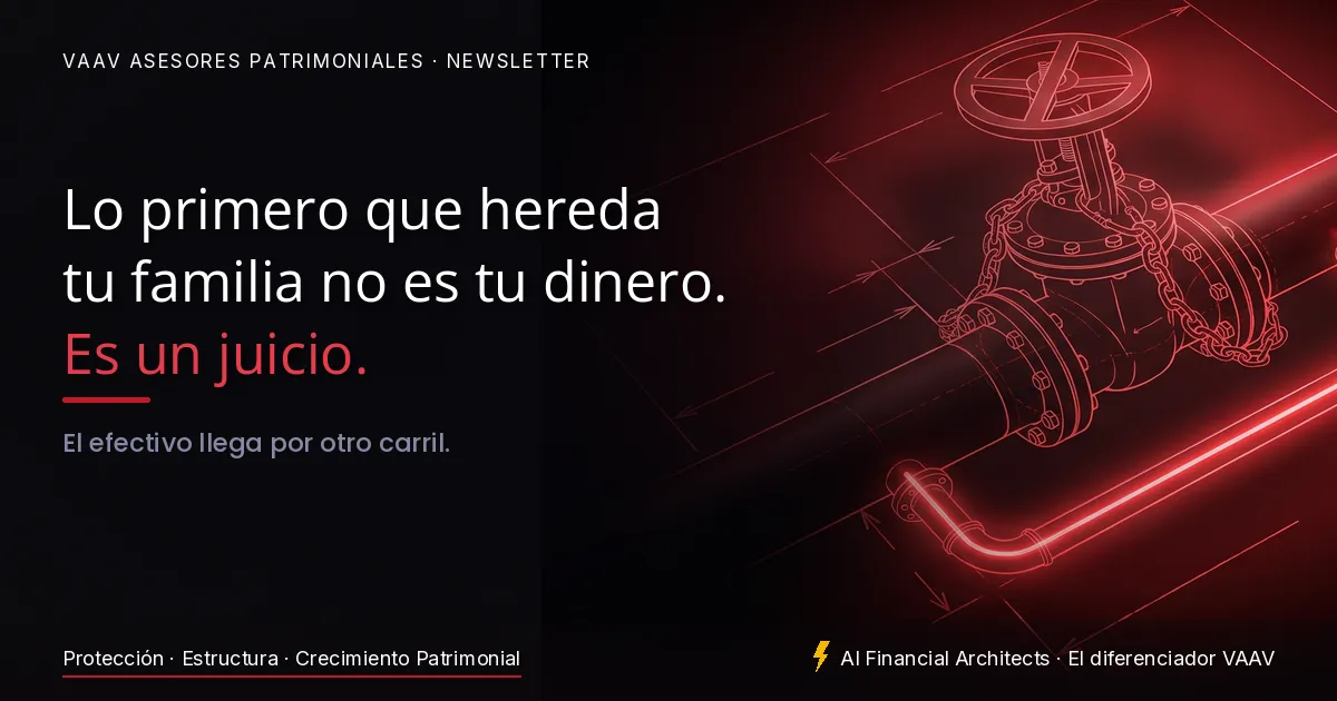 Lo primero que hereda tu familia no es tu dinero. Es un juicio.