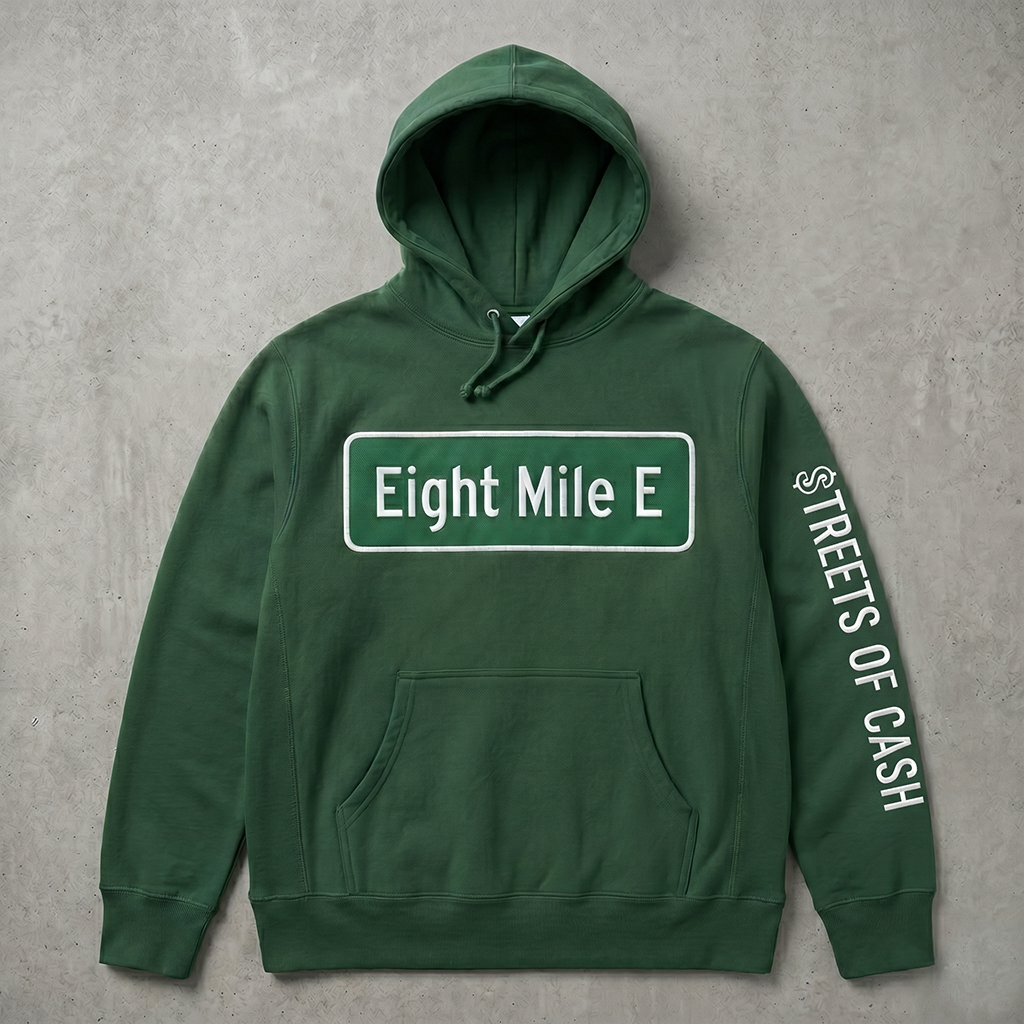 8 Mile Hoodie Product Shot