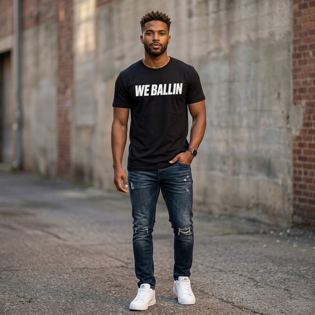 We Ballin Tee Product Shot