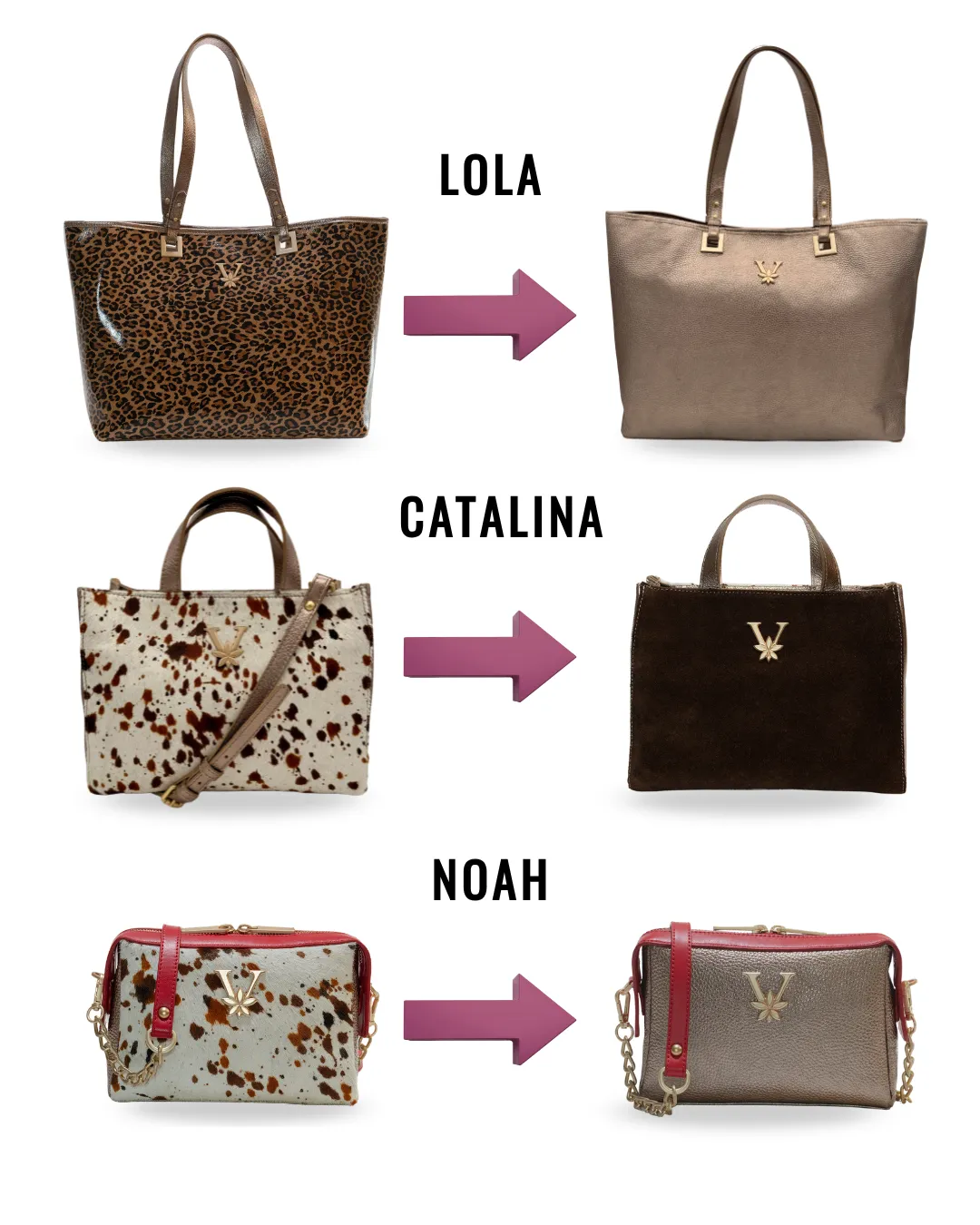 Lola Shopper de piel reversible Valentaunic