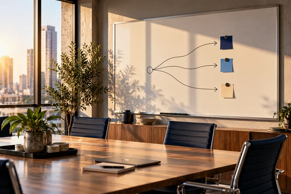 Turn business meetings into usable actions