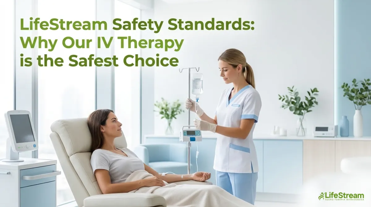 LifeStream Safety Standards: Why Our IV Therapy is the Safest Choice