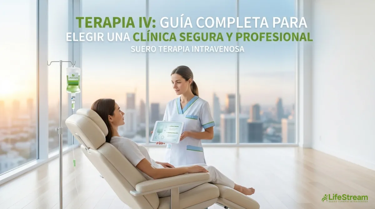 Terapia IV: Guía Completa para Elegir una Clínica Segura y Profesional